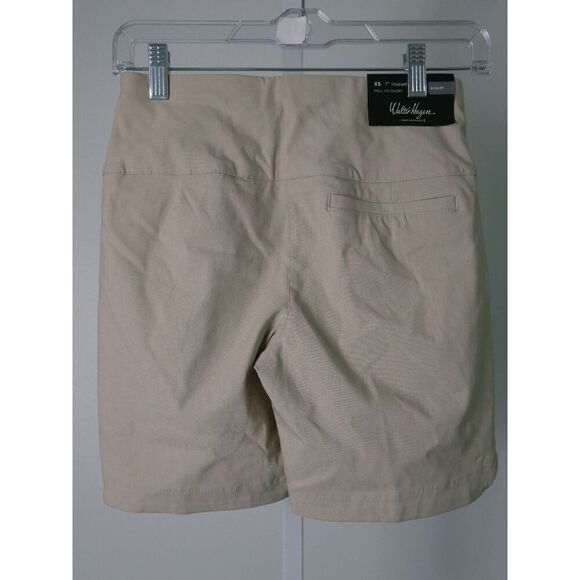Lady Hagen Women's 7'' Golf Sculpt Pull on Shorts XS Khaki Tan - Picture 3 of 12